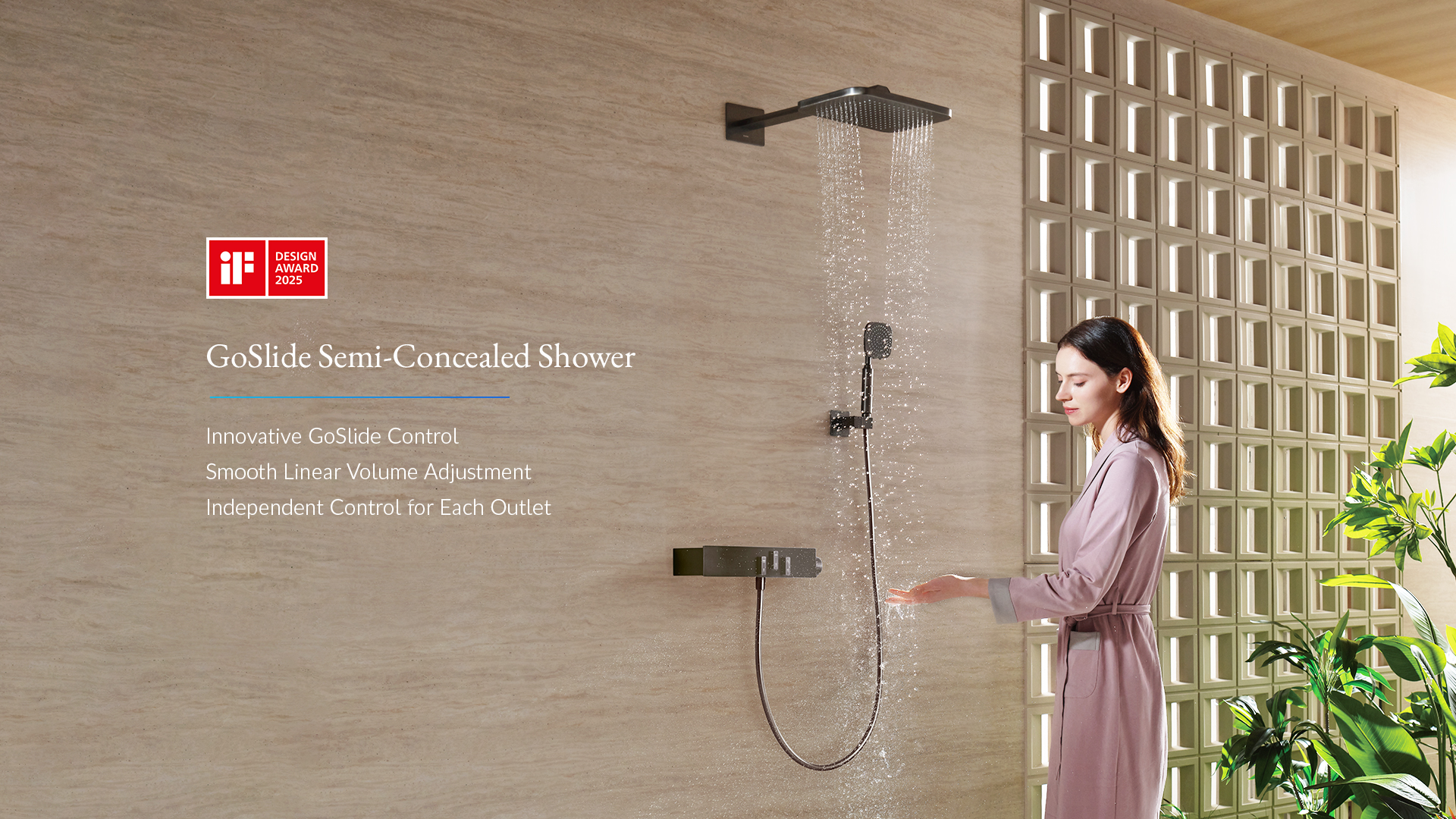 Flova Semi-Concealed Thermostatic Shower System Wins iF Award