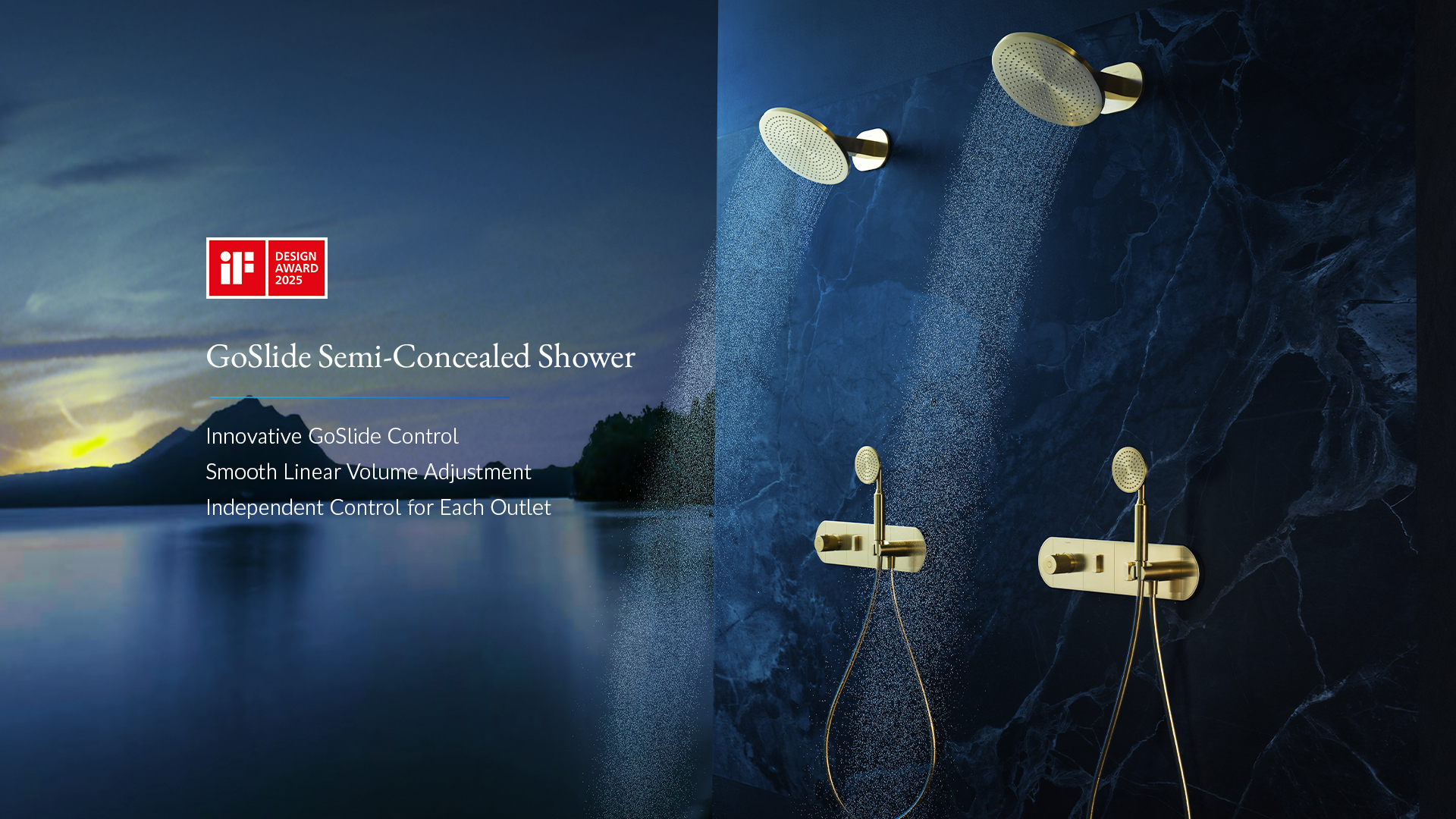 Flova Ascend GoSlide Concealed Shower Mixer Wins iF Award